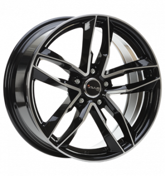 Avus, AF 16, 10x21 ET30 5x112 66,6, black polished