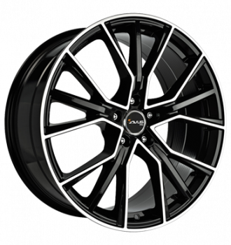 Avus, AF 18, 10x23 ET37 5x108 63,4, black polished