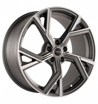 Avus, AF 20, 9,5x21 ET25 5x112 66,6, matt anthracite polished