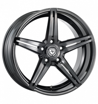 artFORM, AF-301, 10,5x21 ET45 5x130 71,6, black painted