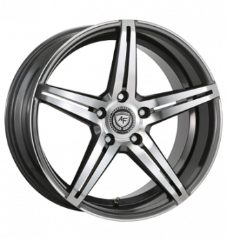 artFORM, AF-301, 10,5x21 ET45 5x130 71,6, gunmetal polished