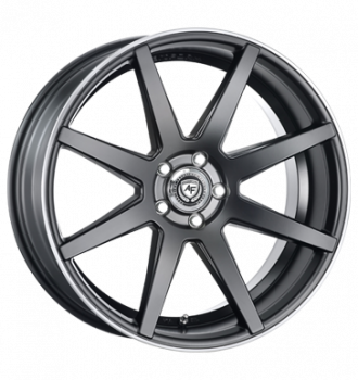 artFORM, AF-302, 9,5x20 ET35 5x112 57,1, flat black rim polished