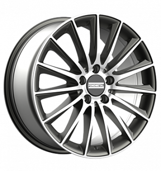 Fondmetal, Aidon, 8x19 ET38 5x112 66,5, glossy titanium machined