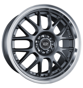 TEC Speedwheels, AR 1, 9,5x19 ET36 5x120 72,6, gun metal Hornpoliert