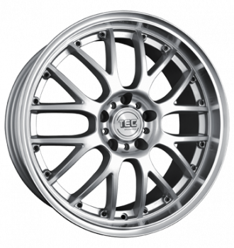 TEC Speedwheels, AR 1, 9,5x19 ET36 5x120 72,5, silber-hornpoliert