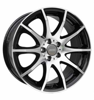 RH, AR2, 7,5x18 ET35 5x120 72,6, schwarz vollpoliert