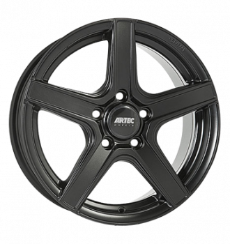RH, AR4, 7,5x17 ET48 5x112 72,6, racing schwarz lackiert
