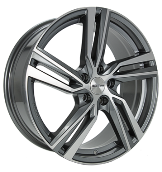 GMP, Arcan, 8,5x20 ET45 5x108 63,4, anthracite diamond