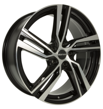 GMP, Arcan, 7,5x17 ET45 5x108 63,4, black diamond