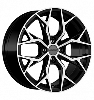 Arceo, M-01, 7,5x17 ET25 4x108 65,1, black diamond