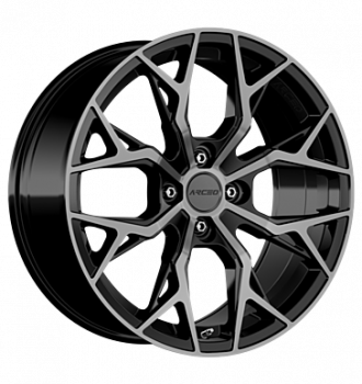 Arceo, M-01, 7,5x17 ET35 4x100 73,1, Black Tint