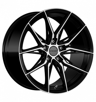Arceo, Marseille, 8x18 ET35 5x112 73,1, black diamond