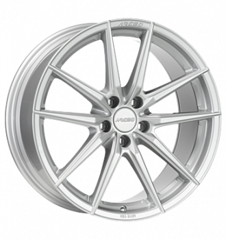 Arceo, Monaco, 8,5x19 ET38 5x120 72,6, white silver