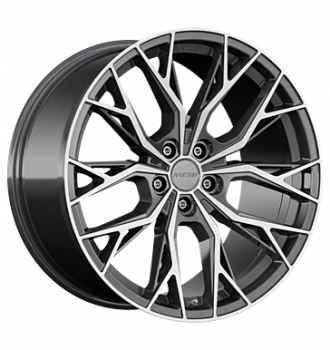 Arceo, Roma, 8x18 ET35 5x114,3 73,1, Titan Grau Diamond