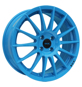 TEC Speedwheels, AS2, 8x18 ET38 4x100 64, smurf light blue