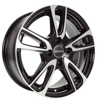 GMP, Astral, 6,5x16 ET25 4x108 65,1, black diamond