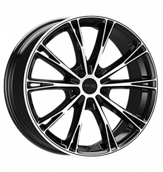 Arceo, ASW01, 8,5x19 ET45 5x112 66,5, black diamond