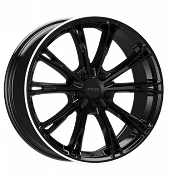 Arceo, ASW01, 8,5x19 ET45 5x112 66,5, Black Lip Diamond
