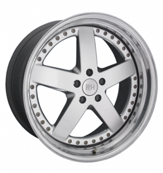 RH, AT Exclusiv, 9x20 ET24 5x112 158, silber Horn hochgl. pol.