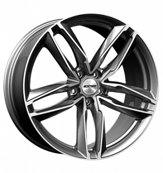 GMP, Atom, 7,5x17 ET35 5x100 57,1, anthracite diamond
