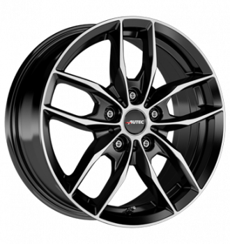 Autec, Bavaris, 7x16 ET47 5x112 66,6, schwarz poliert