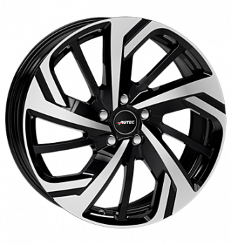 Autec, Rixon, 10x20 ET58 5x112 57,1, schwarz poliert