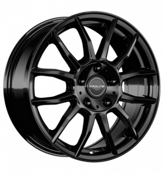 Proline, AX100, 6,5x16 ET50 5x114,3 74,1, black glossy