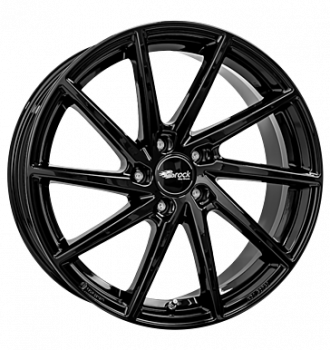 Brock, B37, 8x18 ET45 5x112 66,6, schwarz glanz