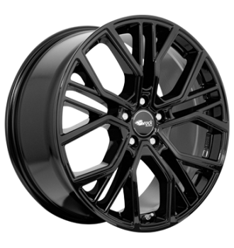 Brock, B41, 8,5x19 ET42 5x108 63,4, schwarz glanz