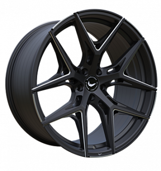 Barracuda, Razzer, 9,5x21 ET37 5x108 73,1, mattblack Puresports gefräst