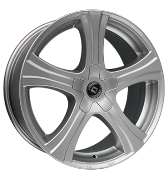 Diewe Wheels, Barba, 8x18 ET40 5x108 60,1, Argento (silber)