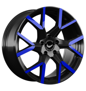 Barracuda, Tzunamee Evo, 9x20 ET40 5x108 73,1, black gloss flashblue