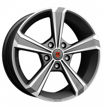 REDS, Blade, 7x16 ET40 4x100 72,3, matt anthracite polished