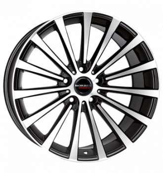 Borbet, BLX, 8,5x18 ET35 5x120 72,5, black polished matt
