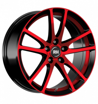 RH, BO Flowforming, 8,5x19 ET35 5x120 74,1, color polished - red