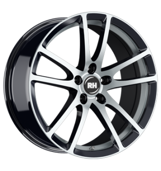 RH, BO Flowforming, 8,5x19 ET35 5x120 74,1, schwarz vollpoliert
