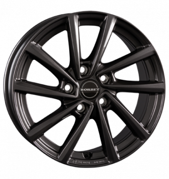 Borbet, V, 7x17 ET47 5x112 66,6, mistral anthracite glossy