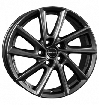 Borbet, VT, 7,5x17 ET38 5x112 66,5, mistral anthracite glossy