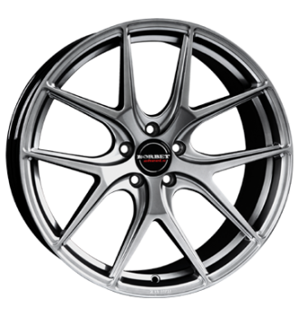 Borbet, Y, 8,5x20 ET25 5x112 66,6, hyper silver 20