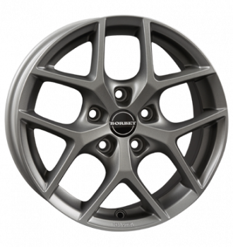 Borbet, Y, 7,5x17 ET45 5x112 72,5, titan matt
