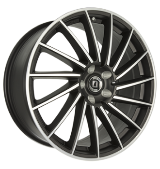 Diewe Wheels, Briosa, 8,5x20 ET40 5x112 57,1, Nero machined