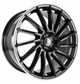 Diewe Wheels, Briosa, 8x18 ET43 5x114,3 67,1, NeroS machined lip