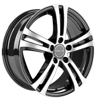 Proline, BX 700, 8,5x19 ET45 5x120 65,1, black polished