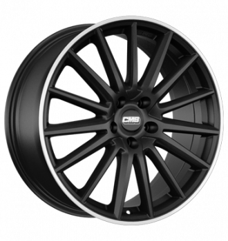 CMS, C23, 6x15 ET31 4x100 60,1, diamond rim black