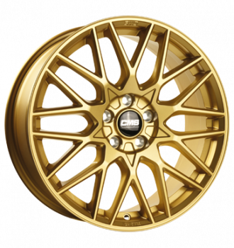 CMS, C25, 7x17 ET38 4x108 65,1, complete gold gloss