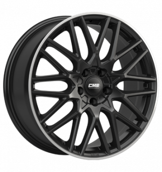 CMS, C25, 8x18 ET47 5x114,3 67,2, Diamond Rim Black Gloss