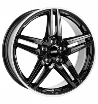 CMS, C29, 8,5x20 ET20 5x112 66,5, diamond rim black