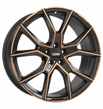 CMS, C33, 8x19 ET42 5x108 63,4, diamond black copper