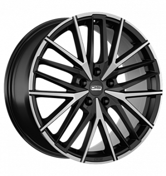 CMS, C36, 9,5x21 ET30 5x112 72,6, diamond matt black