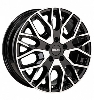 Carmani, 20 Ludwig HL, 7,5x18 ET40 5x112 66,6, black polish